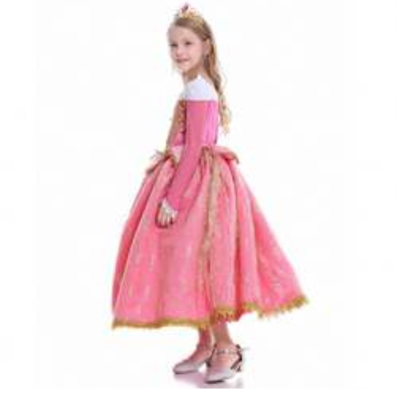 2021 Podzim a zimanová dívka Šaty Sleeping Beauty Princess Aello Lace Dress Al001