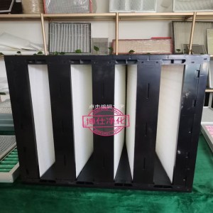 V-bankovní vzduchové filtry