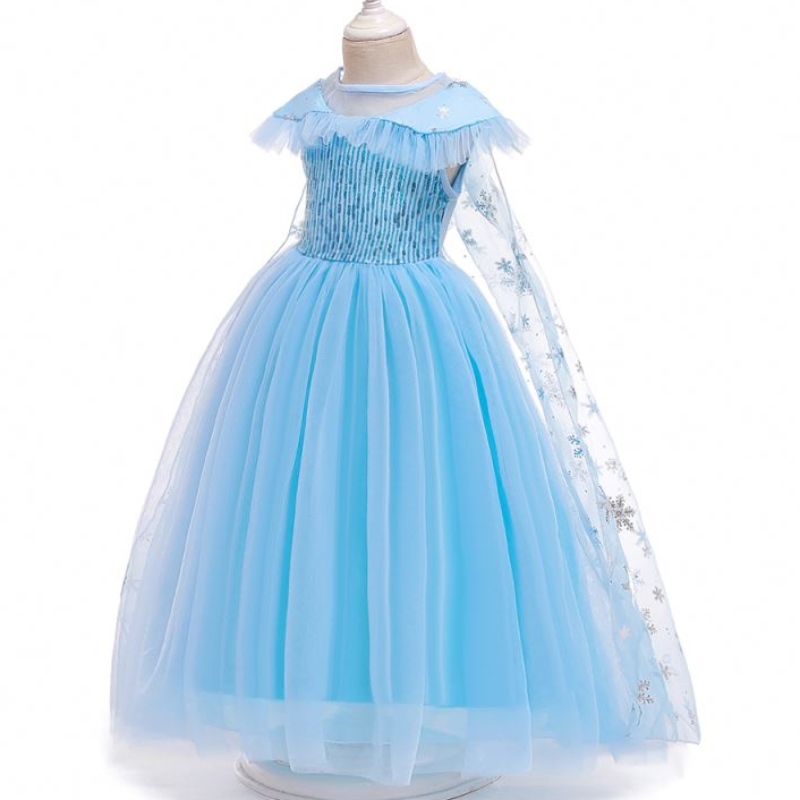 Baigenový produkt princezna kostým děti maškaráda Elsa Anna Fashion Girl Girl Costume Party Dress Girls