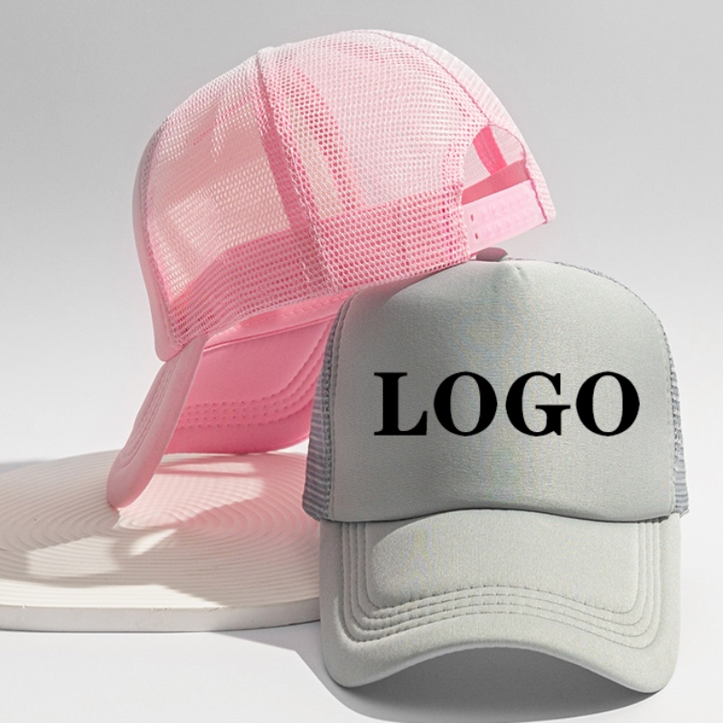 Hip Hop Hat Custom Logo 3d Embuidery Custom Logo Cotton Více barev Trucker Cap pro venkovní sporty