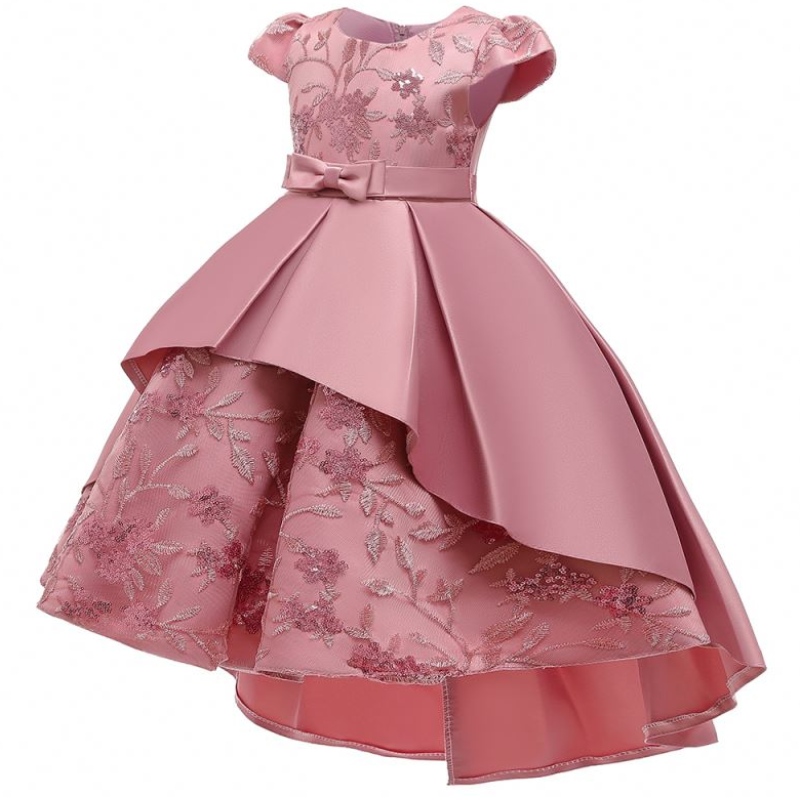 Nejnovější designy Kids Princess Pageant Svatebnínarozeniny Formální párty Flowerwtail Girl Šaty T5170