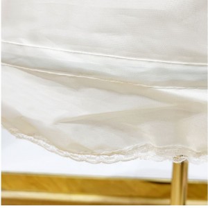 Baige módní crinoline petticoat sukně pro dívky míčové šaty underskirt pro svatební šaty ps06