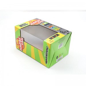 Elektronické hračky Vlnité papírové krabice Pain Packing Printing Transparent Okno Design High-End Custom