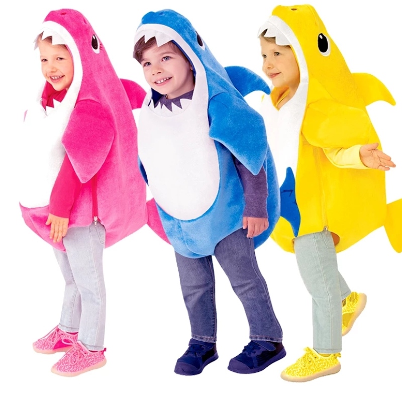 Batole rodinná kostým Shark Cosplay Cosplay Halloween kostým pro dětské zvířata kostým pro děti karneval party oblékat se sui