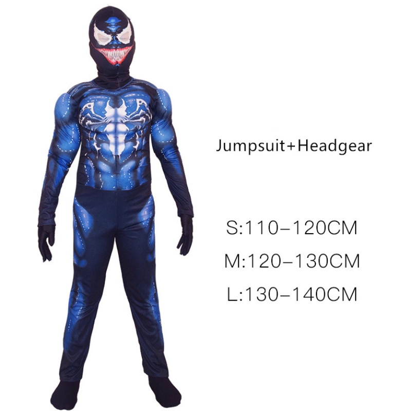 Děti Halloween kostým chlapci superhrdiny cosplay kombinézu pro děti