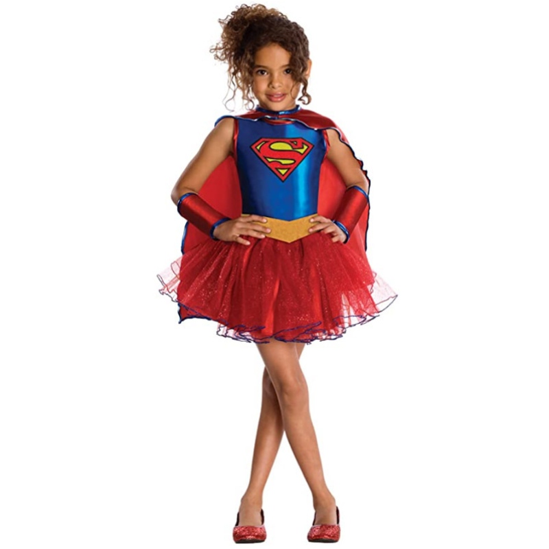 Hot Sale Justice League Child \\'s Supergirl Tutu šaty halloween kostýmy pro dívky