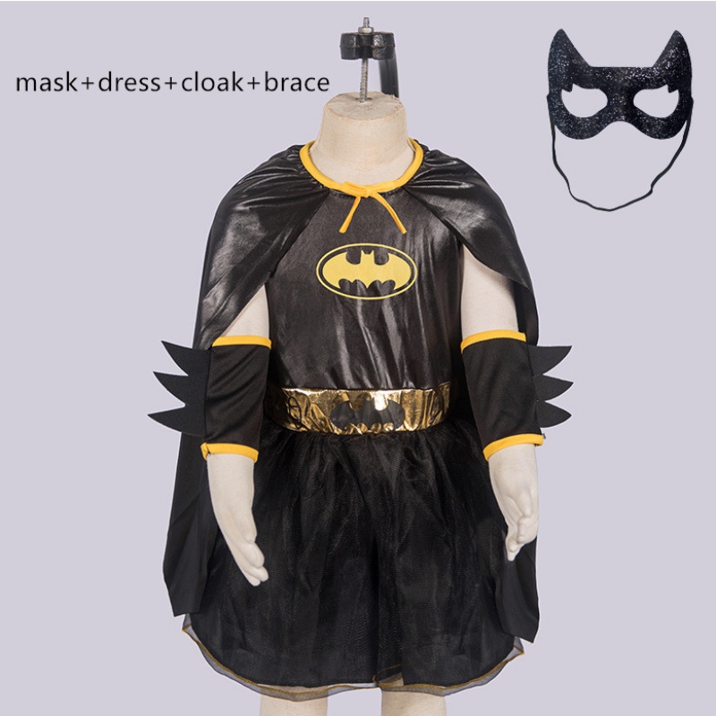 Halloween Classic Cloak TV&Movie Role Play Dress Bat Girl Cosplay Cosplay