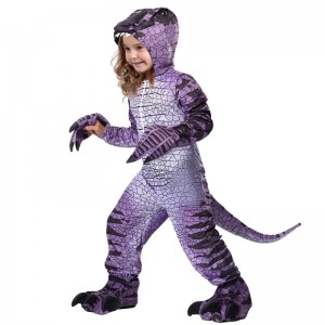 Jurassic World Children\'s Dinosaur Costume Amazon Stage Cos Jumpsuit