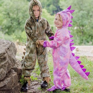 Dětské dinosaurské oblečení cosplay kombinéza roztomilá tyrannosaurus rex jurassic kostýmy