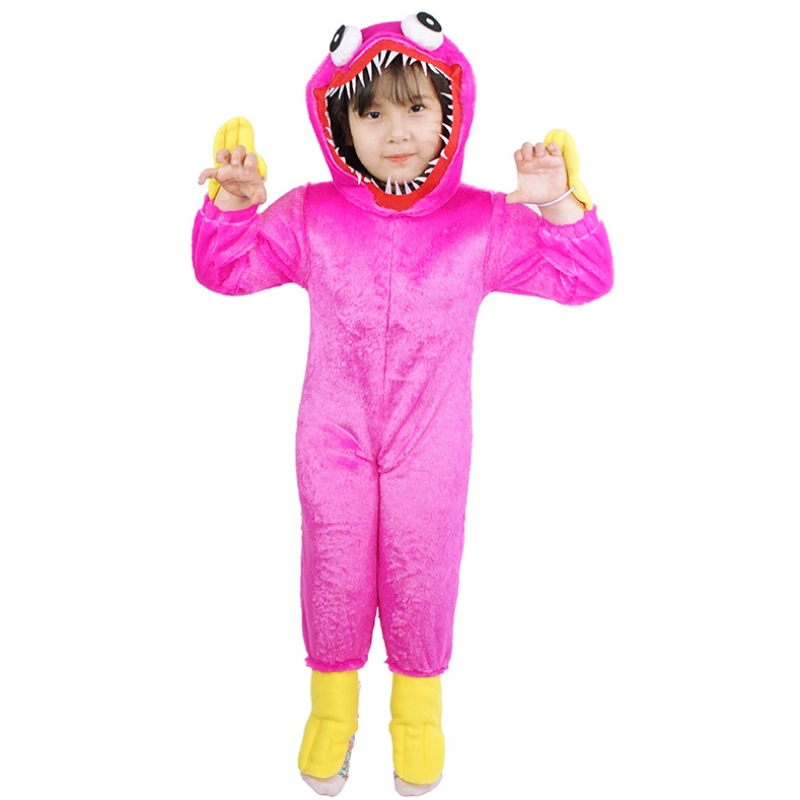 Nový design Kids Jumpsuit Poppy Playtime Cosplay Halloween kostýmy pro chlapce a dívky