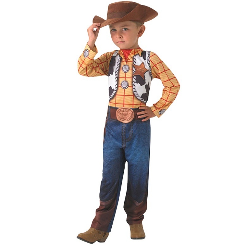 Hot Sale Fashion in Stock Halloween Kids Western Cowboy Costume pro 3-10 let chlapče