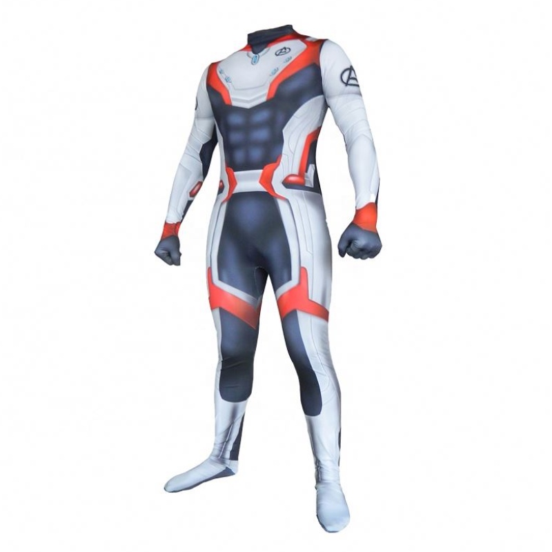 Ecopartynový styl Avenger 4 Endgame Quantum Realm Cool Superhero Cosplay Zentai Bodyit Justsuits pro muže dospělé kostýmy