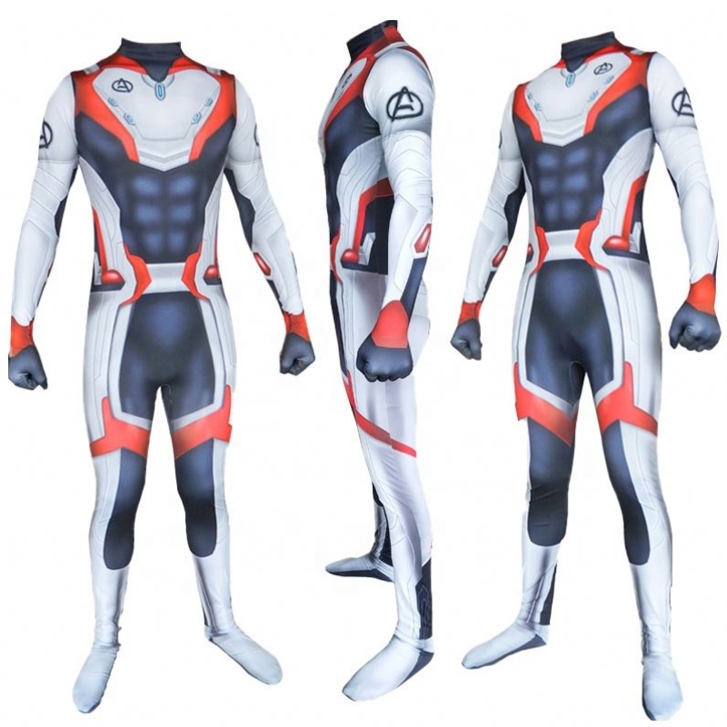 Ecopartynový styl Avenger 4 Endgame Quantum Realm Cool Superhero Cosplay Zentai Bodyit Justsuits pro muže dospělé kostýmy