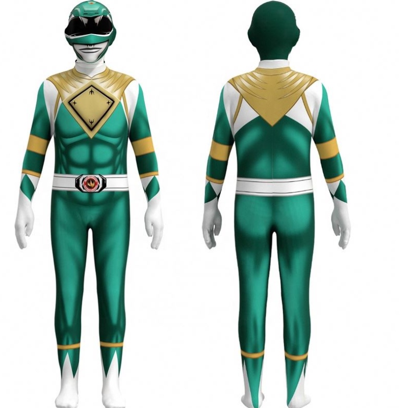 Více barevných tv&Movie Superhero sady Halloween Party Reps Performance Wear Power Ranger Costume
