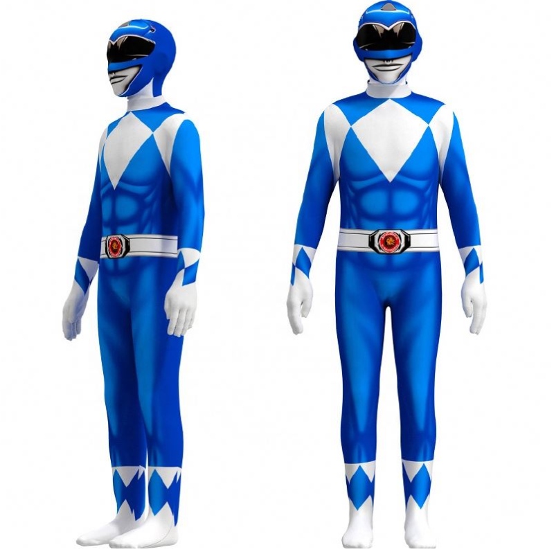 Více barevných tv&Movie Superhero sady Halloween Party Reps Performance Wear Power Ranger Costume