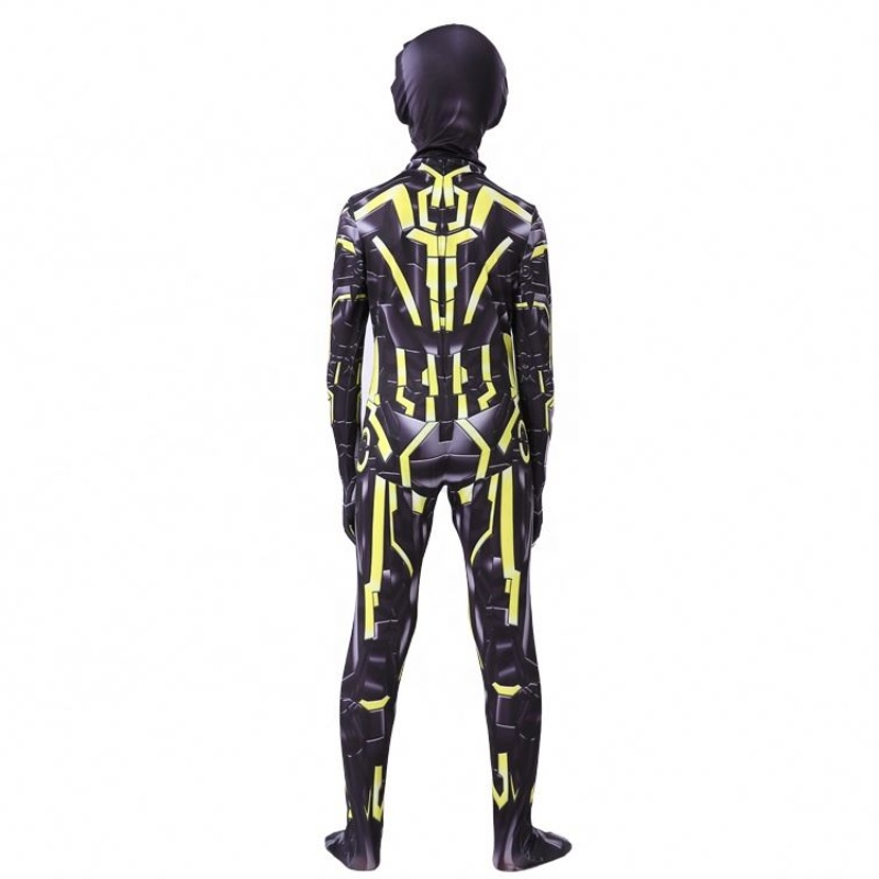Nový design Cool Avenger Parent Children Costoes Halloween cosplay 3d svalové tisk železných sad pro muže