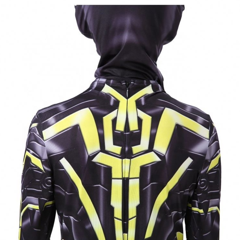 Nový design Cool Avenger Parent Children Costoes Halloween cosplay 3d svalové tisk železných sad pro muže