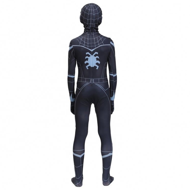 Úžasný Shadow Spider Mask TV&film Avenger Halloween cosplay oblečení pro děti&adults Superhero Black Spiderman Costume Suit
