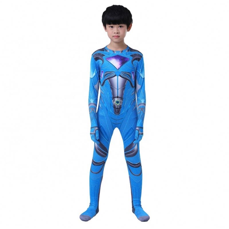 Velkoobchod s více barvami Halloween Carnival Party Cosplay Five Beast Superhero Mystic Force Power Ranger Costume pro děti