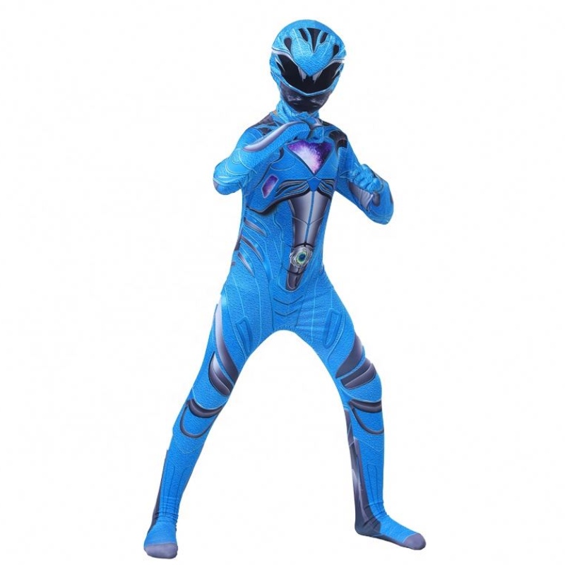 Velkoobchod s více barvami Halloween Carnival Party Cosplay Five Beast Superhero Mystic Force Power Ranger Costume pro děti
