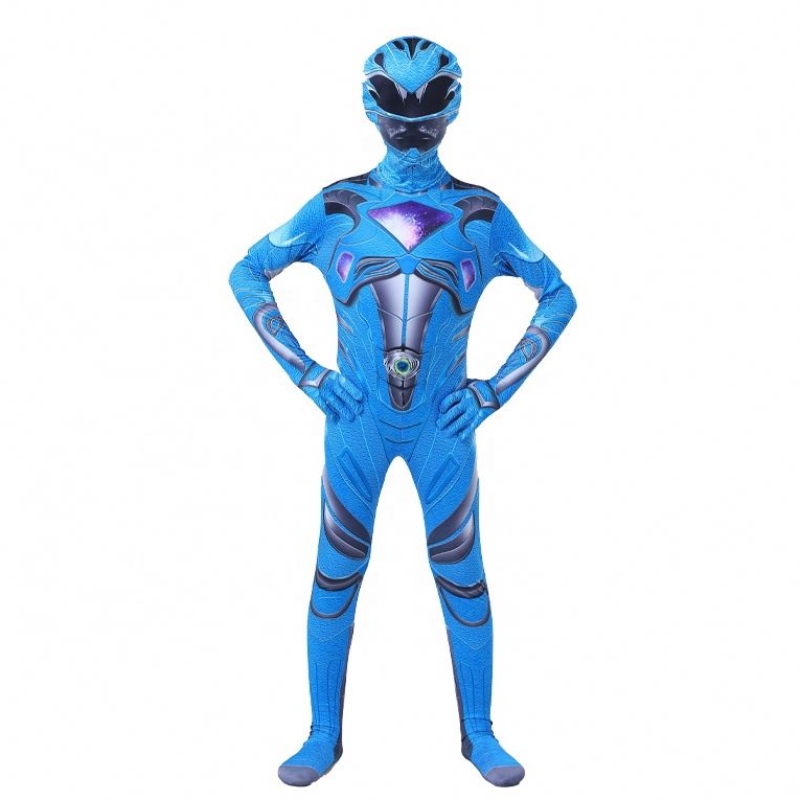 Velkoobchod s více barvami Halloween Carnival Party Cosplay Five Beast Superhero Mystic Force Power Ranger Costume pro děti