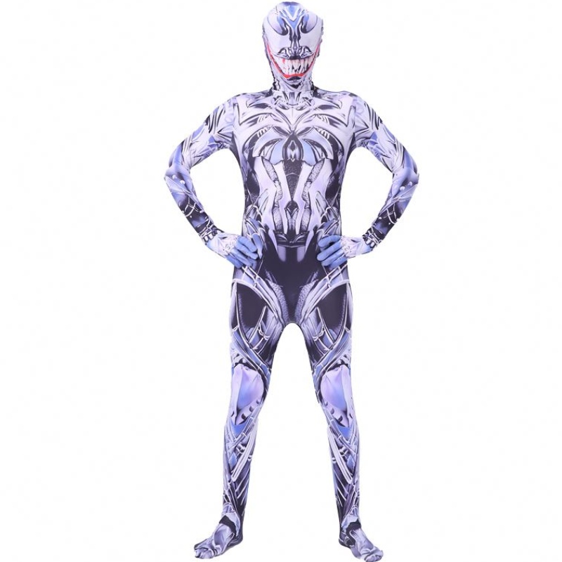 Speciální design barevný film Fancy Combodyit Adults Childs Boys Superhrdinná kombinéza Halloween Venom Spiderman Cosplay Cosplay