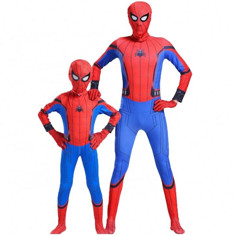 Televizní filmová hra kombinézu rodičovství paralelního vesmíru Black Spider Jumpsuit Anime Cosplay Spiderman Halloween kostým