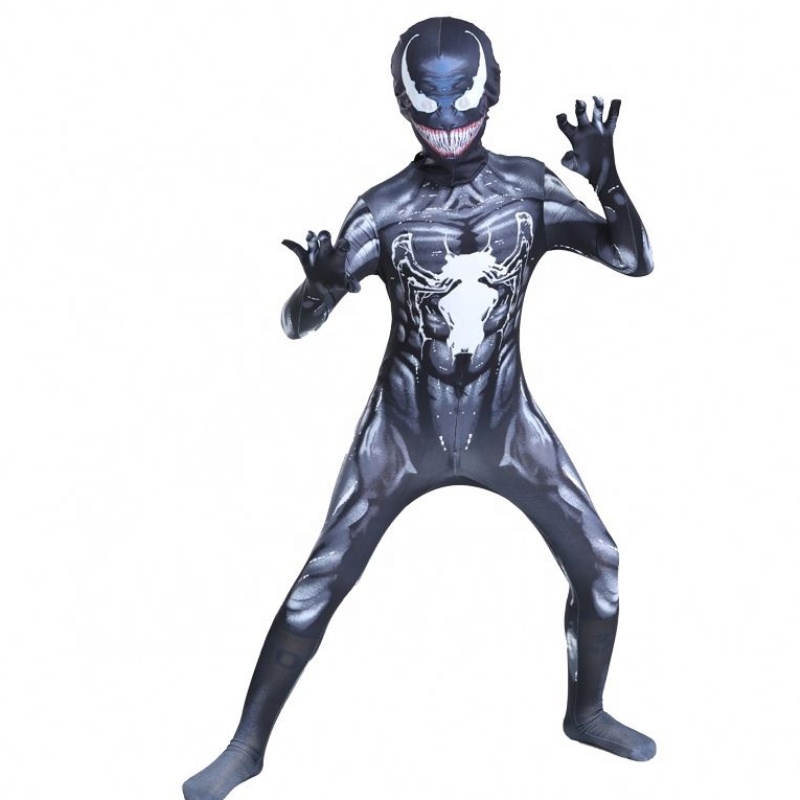 Různé filmové superhrdiny Halloween cosplay kostým pro dospělé&kids Spiderman Venom Jumpsuit