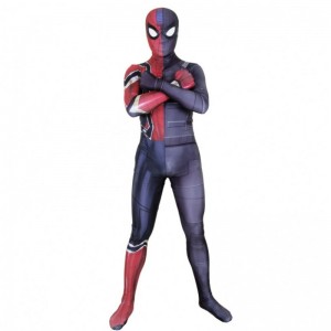 Spandex Stealth Seamed Superhero Amazing Spider Man Jumpsuit Halloween cosplay sady pavoučí muž kostým pro muže&kids