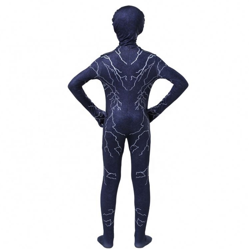 Custom Carnival Cosplay Fancy Superhero Jumpsuit Venom Costýmy se svalem pro chlapce