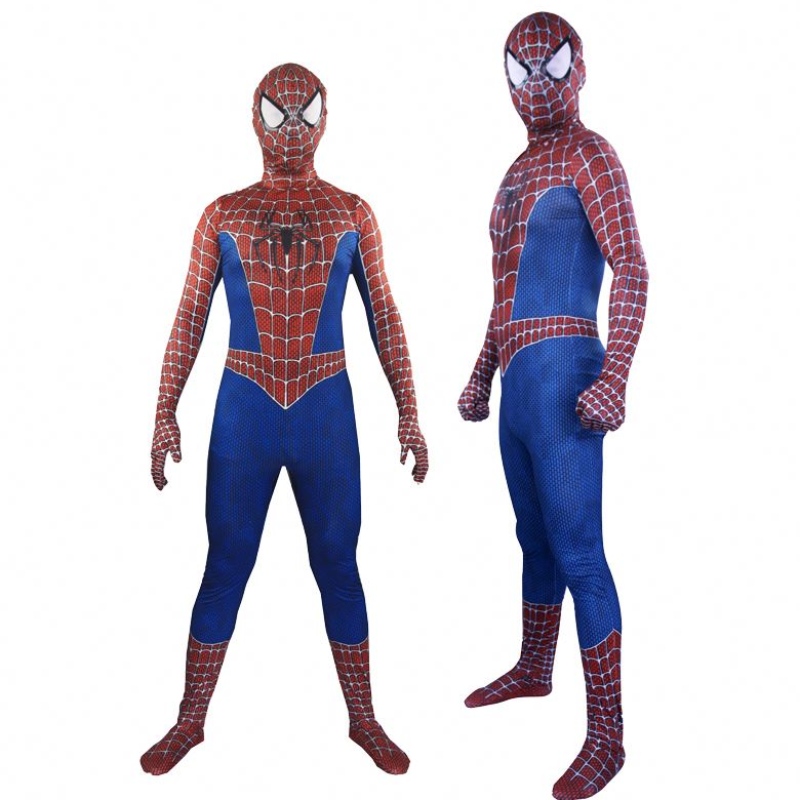 Nejlepší prodej kilometry Morales Muscle Adults TV&movie superhrdinové fitness kombinézy Roleplay Amazing Spiderman Headgear Cosplay Cosplay