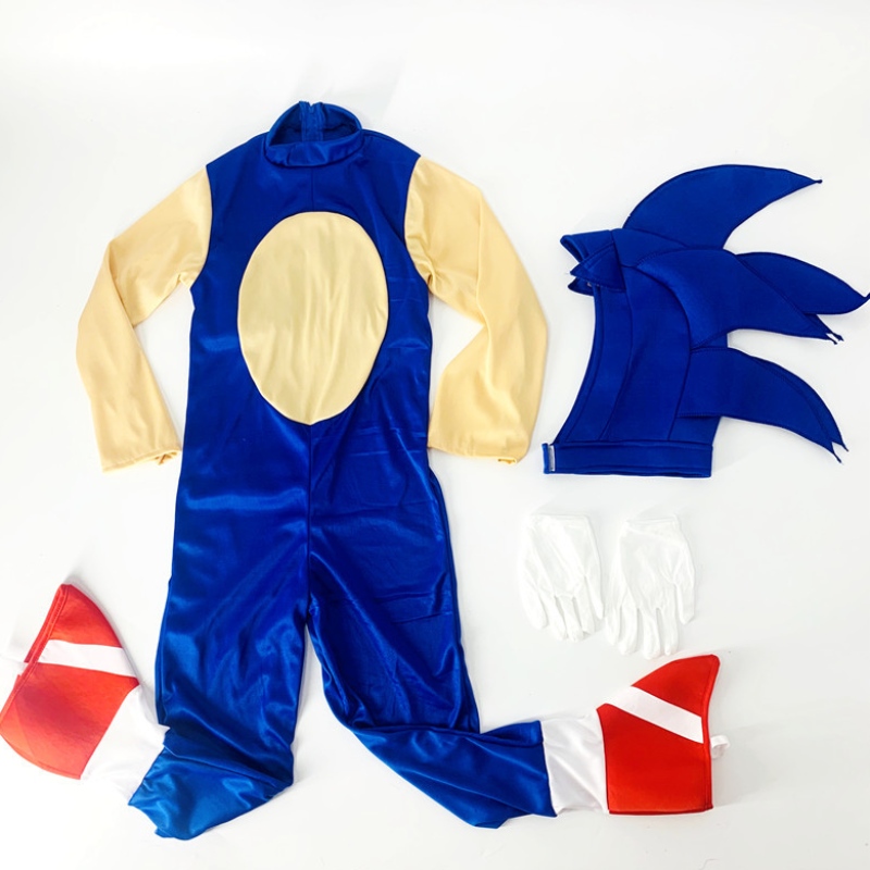 Halloween deluxe Sonic The Hedgehog Costume Sonic Generations Cosplay Cartoon kombinézu