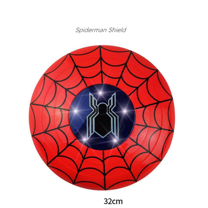 Spiderman Mask Halloween Děti Cape Cartoon Anime hračky Launcher Shield Watch Set