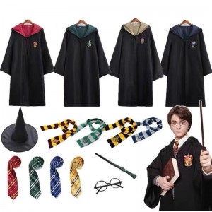 Magic Robe Cape Cosplay Accessories Kids Wizard Cosplay TV&movie cosplay harrypotterr kostým