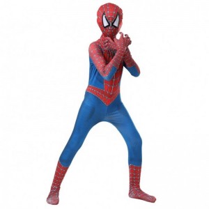 Vyrobeno v čínské továrně klasické populární modré&red Avenger Suit TV&movie superhrdinové kombinézy Anime Halloween oblečení Spiderman