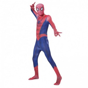 Zipper Sets Halloween TV&movie superhrdinové kombinézy Performance Wear Spider-Man Costume s hlavou