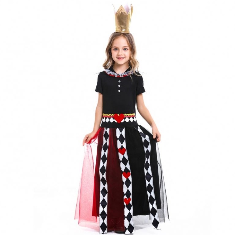 Horké Halloweenské filmové kostýmy dívky Alice \\'s Adventures in Wonderland The Red Queen Costume