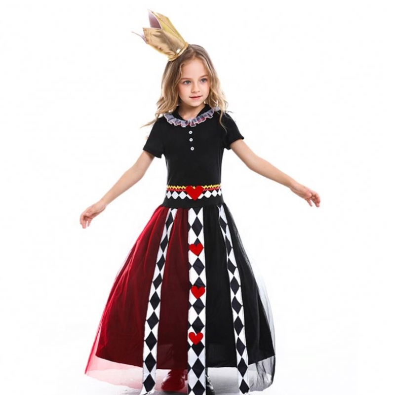 Horké Halloweenské filmové kostýmy dívky Alice \\'s Adventures in Wonderland The Red Queen Costume