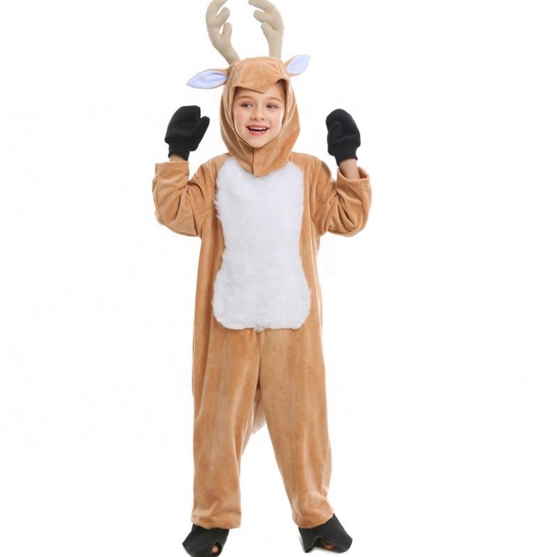 Hot Children's Day Halloween Cosplay Christmas Animal Elk Reindeer Children''s Covery Mascotte Costume