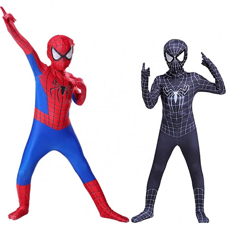 Skvělé fantastické černé halloweenské oblečení pro děti&adults TV&film superhrdina cosplay Factory Traje Spider Man Costume Suit