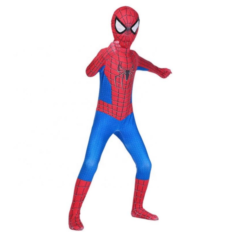 Kostým Cosplay Cosplay Red Spiderman Cosplay pro děti oblečení