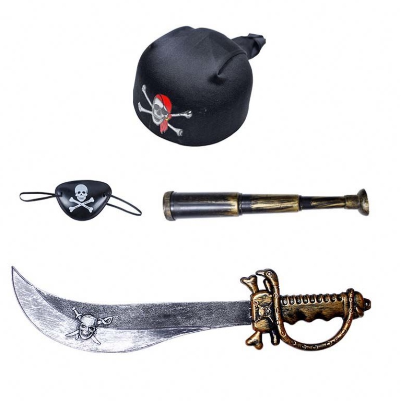 Halloween děti deluxe kostýmy set chlapci s dětským pirátským kostýmem s příslušenstvím HCBC-016