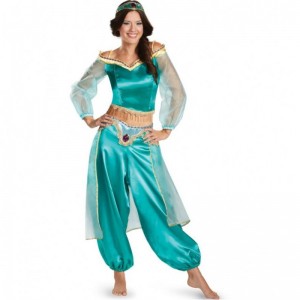 Herní uniformy Evropa a Spojené státy Halloweenské kostýmy Cosplay Sexy Aladdin Magic Lamp Jasmine Princess šaty