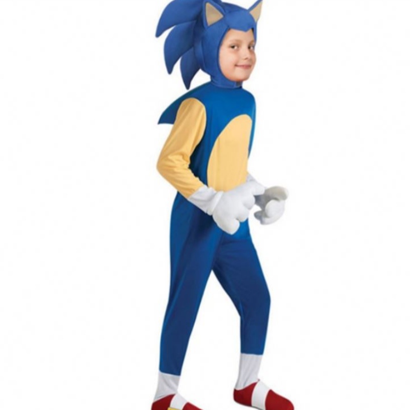 Onic Halloweenský kostým Sonic Sonic The Hedgehog Cartoon Sonic Boy Cosplay Game Performance Costume