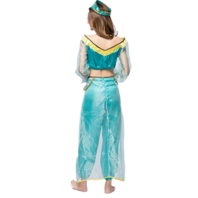 Cosplay Women Halloween Arabská princezna Aladdin Adult Jasmin kostým HCAL-009