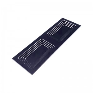 Vysoce kvalitní domácí hardwarovýnábytek zásuvka dveře skříňky černé kovové hliníkové cnc tah držadlo