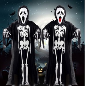 Oslava večírku Maškaráda cosplay halloween kostým Ghost oblečení Oblečení Skeleton oblečení lebky oblečení