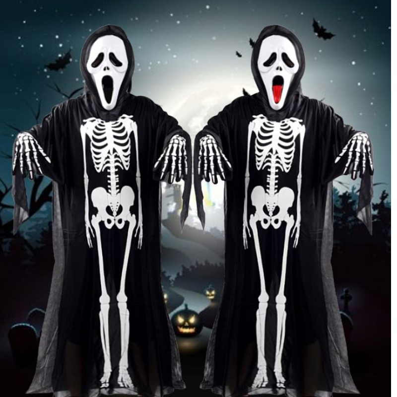 Oslava večírku Maškaráda cosplay halloween kostým Ghost oblečení Oblečení Skeleton oblečení lebky oblečení