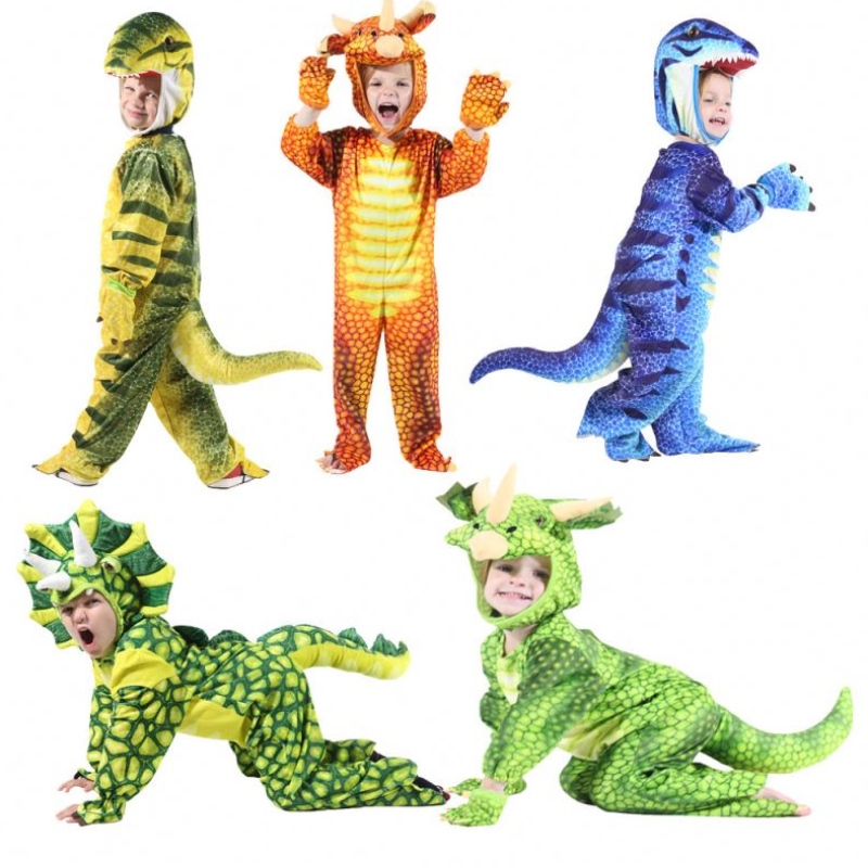 Děti dinosaurus kostým Halloween Party Cosplay Mascot Animal Clothe Role Play