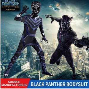 dětské kostýmy cosplay oděv černý panther kombinézu marvel superhrdinové kostýmy párty